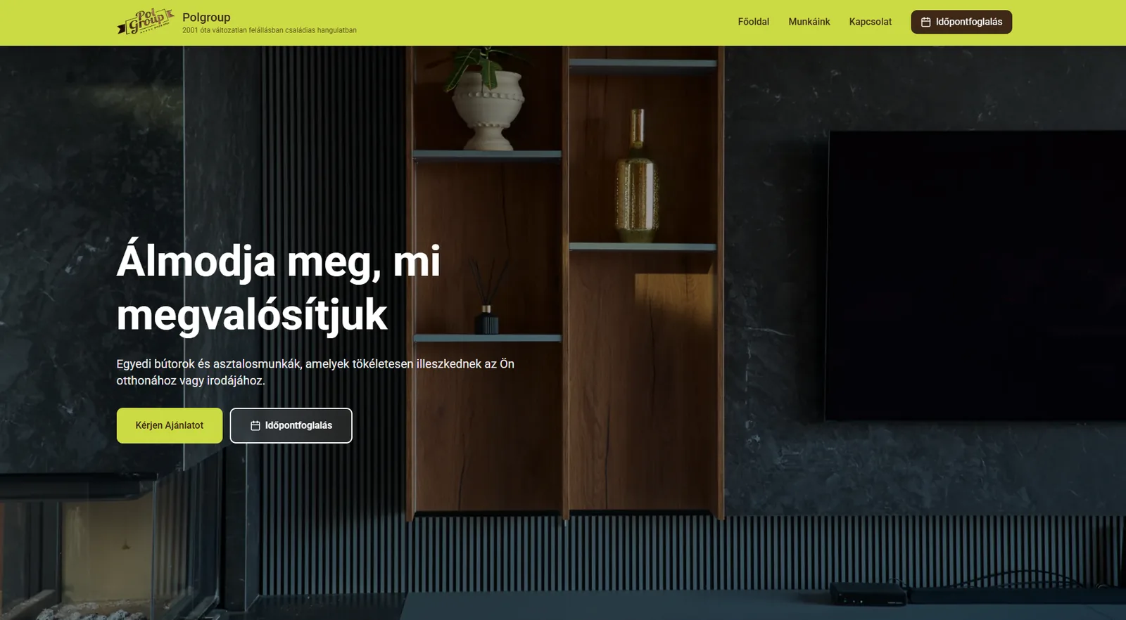 polgroup.hu weboldal képernyőképe