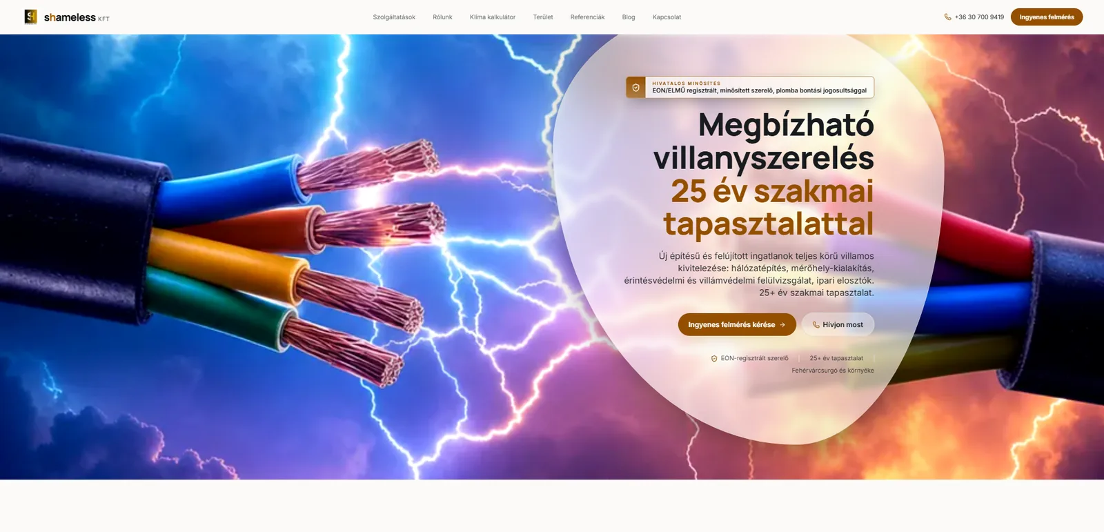 shameless.hu weboldal képernyőképe